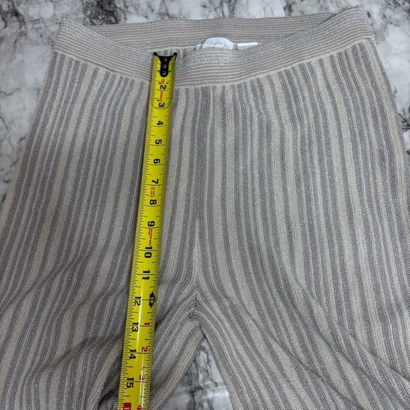 House of Harlow Two piece set knitted Pants tank top beige size large NWT NEW - Picture 6 of 8